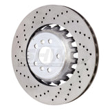 SHW Performance SHW Performance 2020 BMW X5 M 4.4L Left Rear Cross-Drilled Lightweight Brake Rotor BRL43507