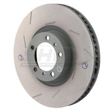 SHW Performance SHW Performance 11-16 Porsche Panamera 4 3.6L w/o Ceramics Left Front Slotted Monobloc Brake Rotor PFL39721