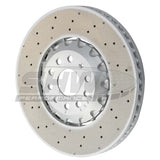 SHW Performance SHW Performance 2022 Audi S3 2.0L Front Cross-Drilled Lightweight Brake Rotor VFX43801