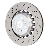 SHW Performance SHW Performance 20-21 BMW X3 M 3.0L Left Rear Cross-Drilled Lightweight Brake Rotor BRL43503