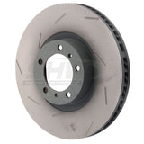 SHW Performance SHW Performance 17-20 Porsche Panamera 4S 2.9L w/18in Wheel Left Front Slotted Monobloc Brake Rotor PFL39741