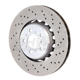 SHW Performance SHW Performance 15-18 BMW M3 3.0L Right Front Cross-Drilled Lightweight Brake Rotor BFR44810