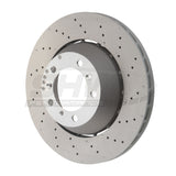 SHW Performance SHW Performance 10-11 Porsche 911 GT3 3.8L w/o Ceramics Right Rear Drilled-Dimpled LW Brake Rotor PRR40698