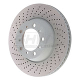 SHW Performance SHW Performance 17-21 Porsche 911 Carrera 3.0L w/o Ceramic Brakes Left Rear Drilled Monobloc Brake Rotor PRL31524