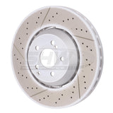 SHW Performance SHW Performance 11-15 Mercedes-Benz C63 AMG 6.3L Front Drilled-Slotted Lightweight Brake Rotor TFX49160