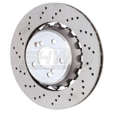 SHW Performance SHW Performance 15-18 BMW M3 3.0L Left Rear Cross-Drilled Lightweight Brake Rotor BRL44811