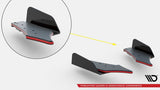 Street Pro Rear Side Splitters + Flaps Toyota GR Corolla Mk12 by TOYOTA TOCO12GR4CNC-RSD1BRB+RSF1G