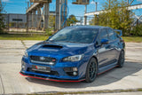 Maxton Design Front Splitter V.4 Subaru WRX STI by Maxton Design SUIM4WRXSTI-FD2G+FD2RRED