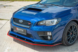 Maxton Design Front Splitter V.4 Subaru WRX STI by Maxton Design SUIM4WRXSTI-FD2G+FD2RRED