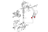 Verkline Rear Bottom Bushes for Wheel Bearing Houseing (Track Hardness) - Audi / B4 / B5 by Verkline pow-015-85