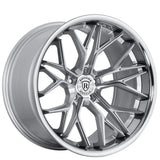 Rohana RFC3 20" 5x114 Machine Silver / Stainless Lip by Rohana