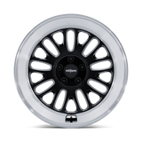 Rotiform SCP 19" 5x120 Gloss Black w/ Diamond Cut Lip