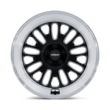 Rotiform SCP 19" 5x112 Gloss Black w/ Diamond Cut Lip by Rotiform
