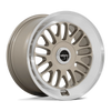 Rotiform SCP 19" 5x112 Matte Gold w/ Diamond Cut Lip - 19x8.5 et25 / 5x112 / cb66.56 ( 30.6 lbs)