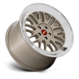 Rotiform SCP 19" 5x120 Matte Gold w/ Diamond Cut Lip by Rotiform