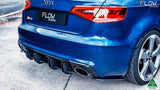 Flow Designs RS3 8V Sportback (Pre-Facelift) Rear Pods/Spats V3 (Pair) by Flow Designs TXRS38VPFLHSPV3-SPW