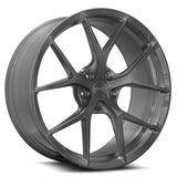 MRR FS6 21" 5x100 up to 5x120.7 Brushed Tint (Custom Drilled) by MRR Wheels