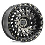 Black Rhino Wheels Shredder 17" 5x139.7 Matte Black W/ Machined Dark Tint by Black Rhino Wheels 1790SHD005140M78