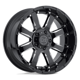 Black Rhino Wheels Sierra 17" 6x139.7 Gloss Black W/ Milled Spokes by Black Rhino Wheels 1790SRA126140B12