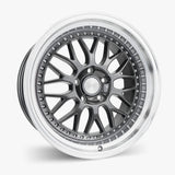 ESR Wheels ESR Wheels SR01 19" 5x114.3 Gloss Graphite w/ Machined Lip