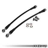 034Motorsport Stainless Steel Braided Line (Rear) Audi / B9 / B9.5 / A4 / S4 / A5 / S5 / RS5 / Q5 / SQ5 by 034 Motorsport 034-303-0025