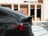 RW Carbon Tesla Model Y Carbon Fiber Trunk Spoiler by RW Carbon