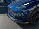 RW Carbon Tesla Model Y Carbon Fiber Front Lip Spoiler by RW Carbon