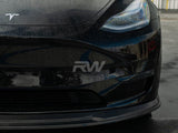 RW Carbon Tesla Model Y Carbon Fiber Front Lip Spoiler by RW Carbon