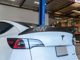 RW Carbon Tesla Model Y DTM Carbon Fiber Trunk Spoiler by RW Carbon