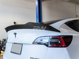 RW Carbon Tesla Model Y DTM Carbon Fiber Trunk Spoiler by RW Carbon