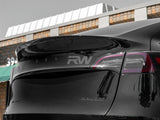 RW Carbon Tesla Model Y Carbon Fiber OE Style Trunk Spoiler by RW Carbon
