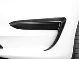 RW Carbon Tesla Model 3 Carbon Fiber Front Bumper Trims by RW Carbon
