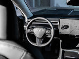 RW Carbon Tesla Model 3 / Y Carbon Fiber Steering Wheel Trim by RW Carbon