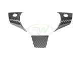 RW Carbon Tesla Model 3 / Y Carbon Fiber Steering Wheel Trim by RW Carbon