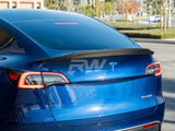 RW Carbon Tesla Model Y GTX Carbon Fiber Trunk Spoiler by RW Carbon