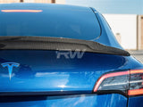 RW Carbon Tesla Model Y GTX Carbon Fiber Trunk Spoiler by RW Carbon