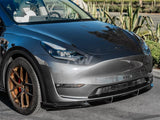 RW Carbon Tesla Model Y DTM Carbon Fiber Front Lip Spoiler by RW Carbon
