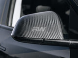 RW Carbon Tesla Model Y Carbon Fiber Mirror Covers by RW Carbon