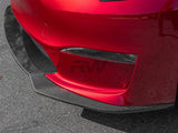 RW Carbon Tesla Model S / S Plaid Carbon Fiber Front Lip by RW Carbon