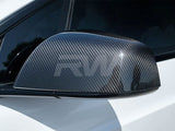 RW Carbon Tesla Model X Carbon Fiber Mirror Covers by RW Carbon