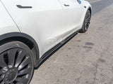 RW Carbon Tesla Model Y DTM CF Side Skirt Extensions by RW Carbon tesla033