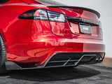 RW Carbon Tesla Model S / Plaid Carbon Fiber Rear Diffuser by RW Carbon tesla034