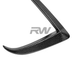 RW Carbon Tesla Model S Facelift CF Front Upper Splitters by RW Carbon