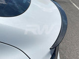 RW Carbon Tesla Model 3 Carbon Fiber Trunk Spoiler by RW Carbon