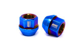 BMS Elite Titanium Lug Nuts - M14x1.25 - Cone Seat - Set of 20 by Burger Motorsports BMS-TITANIUM-LUG-NUTS-SET
