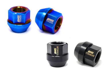 BMS Elite Titanium Lug Nuts - M14x1.5 - Cone Seat - Set of 20 by Burger Motorsports BMS-LUG-NUT-SET