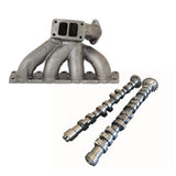 VW B5 T3 top mount turbo twin scroll manifold wastegate "i" + 252 / 260 High Performance Camshaft set by SPA Performance CMBDRTUS026