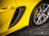 AutoTecknic Dry Carbon GT4 Style Side Intake Scoops - Porsche 718 Cayman | Boxster by AutoTecknic ATK-PR-0033-2