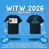 Wookies In The Woods 2026 Event T-Shirt - Pre-Order by WITW