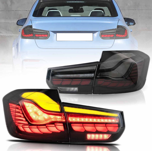 Custom Smoked LED Tail Lights With Sequential Turn Signals For 2011-2014 Volkswagen Jetta (MK6)